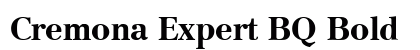Cremona Expert BQ Bold Font Cremona Expert BQ Bold Font Preview