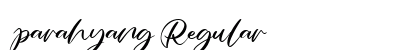 parahyang Regular Font Preview