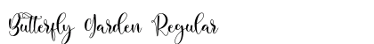 Butterfly Garden Regular (OpenType) Font Preview Butterfly Garden Regular (OpenType) Font Preview