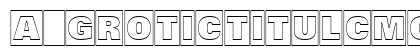 a_GroticTitulCmOtlHv Normal preview
