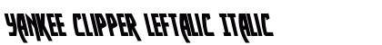 Yankee Clipper Leftalic Italic preview