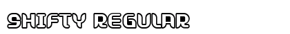 Shifty Regular Font Preview
