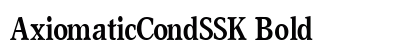 AxiomaticCondSSK Bold font free download