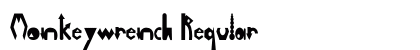 Monkeywrench Regular Font Preview