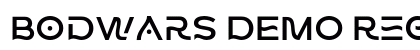 Bodwars DEMO Regular Font Preview