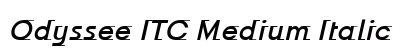 Odyssee ITC Medium Italic preview Odyssee ITC Medium Italic preview