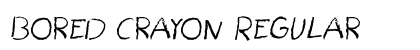 Bored Crayon Regular preview