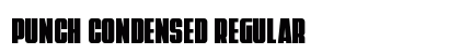 Punch Condensed Regular font free download