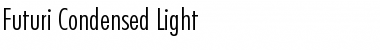 Futuri Condensed Light Regular Font