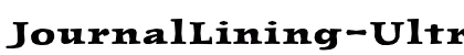 JournalLining-UltraBold Ultra Bold preview