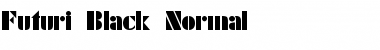 Futuri-Black-Normal Regular Font