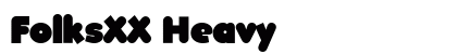 FolksXX Heavy font free download