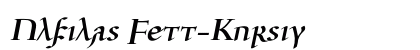 Ulfilas Fett-Kursiv preview