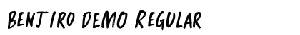 Benjiro DEMO Regular preview