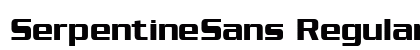 SerpentineSans Regular Font SerpentineSans Regular Font Preview