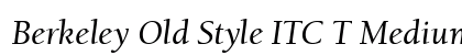 Berkeley Old Style ITC T Medium Italic preview Berkeley Old Style ITC T Medium Italic preview