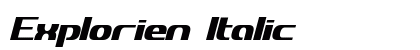 Explorien Italic Preview