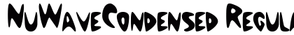 NuWaveCondensed Regular Font Preview