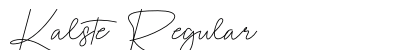 Kalste Regular preview