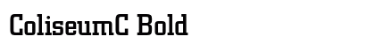 ColiseumC Bold Font Preview