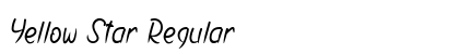 Yellow Star Regular Font Preview