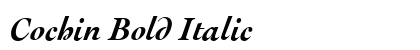Cochin Bold Italic preview Cochin Bold Italic preview