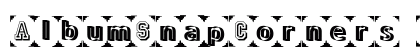 AlbumSnapCorners Regular Font AlbumSnapCorners Regular Font Preview