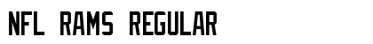 NFL Rams Regular Font Preview