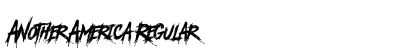 Another America Regular Font Preview