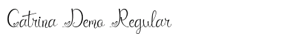 Catrina Demo Regular Font Preview