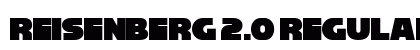 Reisenberg 2.0 Regular Font Preview
