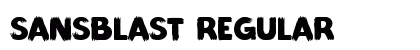 Sansblast Regular Font Preview