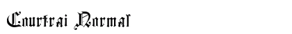 Courtrai Normal Font Courtrai Normal Font Preview