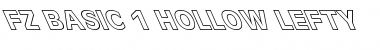 FZ BASIC 1 HOLLOW LEFTY Font