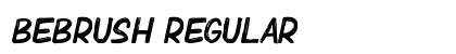 Bebrush Regular preview