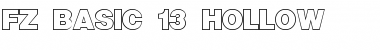 FZ BASIC 13 HOLLOW Normal Font