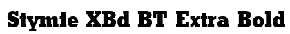 Stymie XBd BT Extra Bold preview