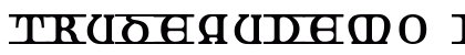 TrudeauDemo Regular Font Preview
