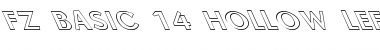 FZ BASIC 14 HOLLOW LEFTY Font