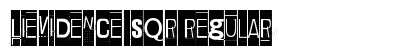 Lievidence SQR Regular Font Preview