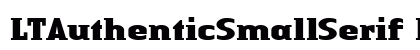LTAuthenticSmallSerif Medium Black preview