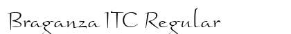 Braganza ITC Regular font free download