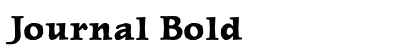Journal Bold Preview