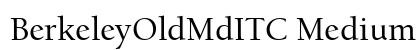 BerkeleyOldMdITC Medium preview