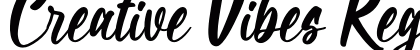 Creative Vibes Regular Font Preview
