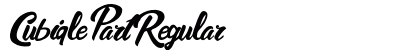 Cubiqle Part Regular Font Preview