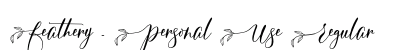 Feathery - Personal Use Regular