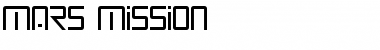 Mars Mission Regular Font