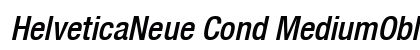 HelveticaNeue Cond MediumOblique font free download