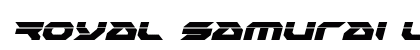 Royal Samurai Laser Italic Italic Font Preview